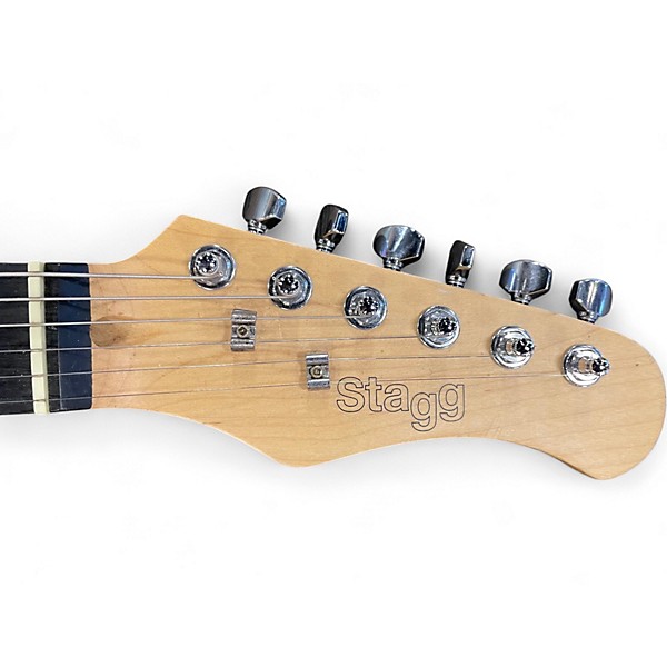 Used Stagg STRAT STYLE Candy Apple Red Solid Body Electric Guitar