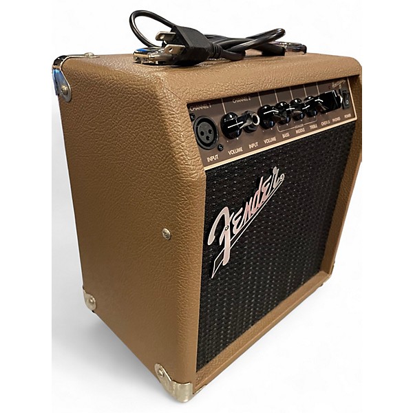 Used Fender Acoustasonic 15 Acoustic Guitar Combo Amp