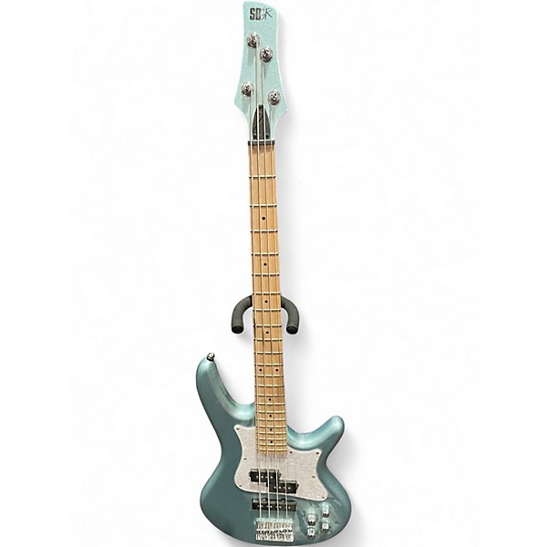 Used Ibanez SRMD200 Blue Sapphire Electric Bass Guitar