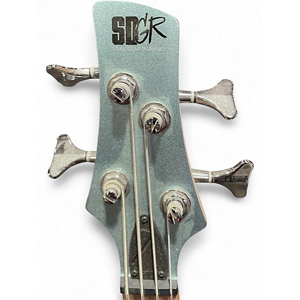 Used Ibanez SRMD200 Blue Sapphire Electric Bass Guitar