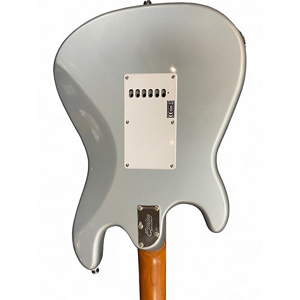 Used Sterling by Music Man CUTLASS Metallic Silver Solid Body Electric Guitar