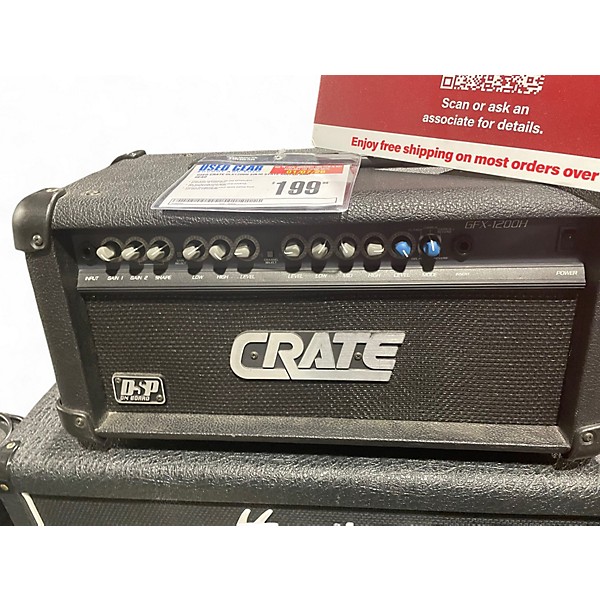 Used Crate GLX1200H Solid State Guitar Amp Head