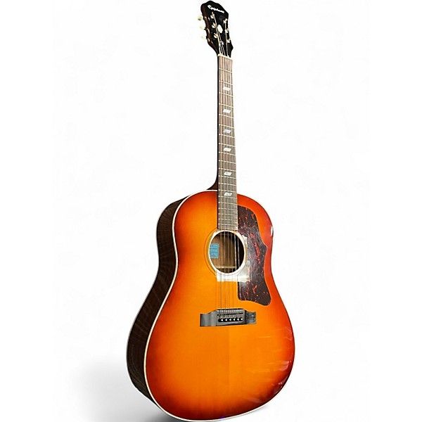 Used Epiphone FT79 Antique Natural Acoustic Electric Guitar