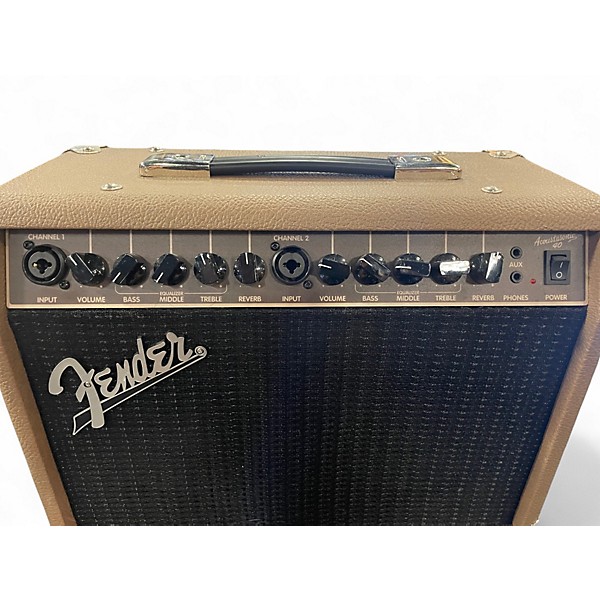 Used Fender Acoustasonic Jr 40W Acoustic Guitar Combo Amp