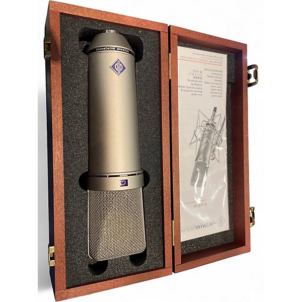 Used Neumann U 87 Ai Shockmount Set Z Microphone With Box Condenser Microphone