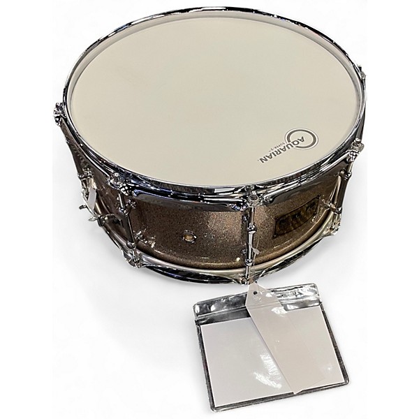 Used Pork Pie 13X5.5 PERCUSSION ROSE GOLD SPARKEL Drum