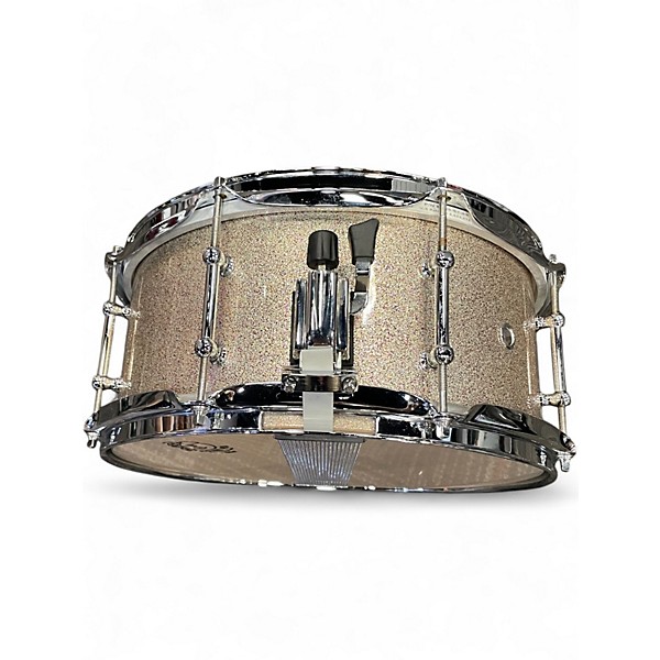 Used Pork Pie 13X5.5 PERCUSSION ROSE GOLD SPARKEL Drum