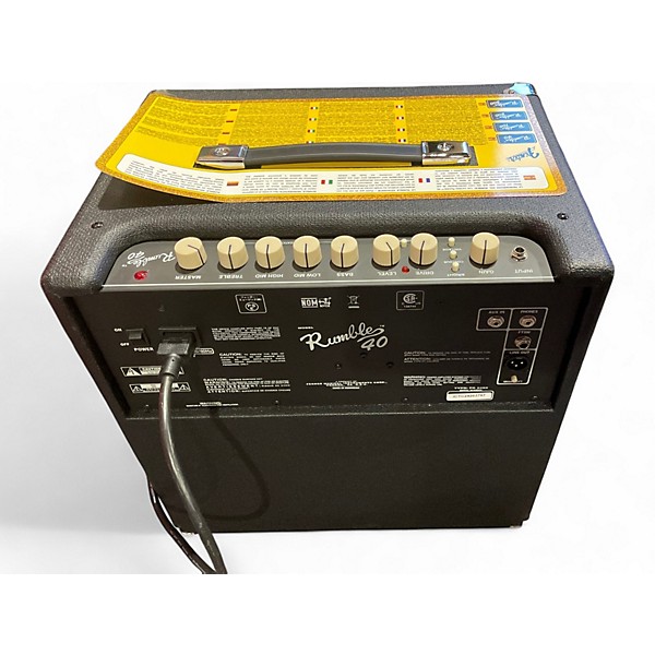 Used Fender Rumble 40 Bass Combo Amp