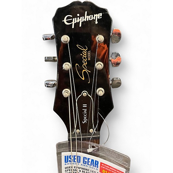 Used Epiphone Les Paul Special II Black Solid Body Electric Guitar