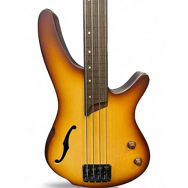 Used Ibanez SRH500F 1P-05 2 Tone Sunburst Electric Bass Guitar