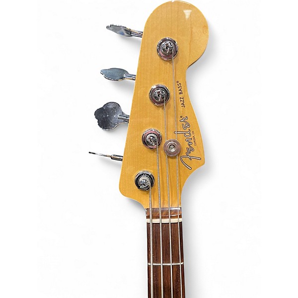 Used Fender American Standard Jazz Bass Candy Apple Red Electric Bass Guitar