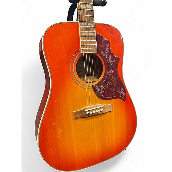 Used Epiphone HUMMINGBIRD STUDIO Heritage Cherry Sunburst Acoustic Electric Guitar