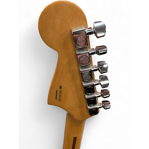 Used Fender Jazzmaster Black Solid Body Electric Guitar