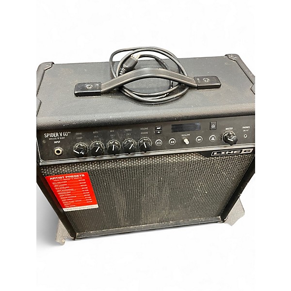 Used Line 6 Spider V 60 1x10 Guitar Combo Amp