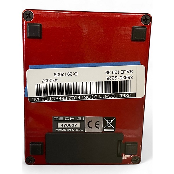 Used Tech 21 boost fuzz Effect Pedal