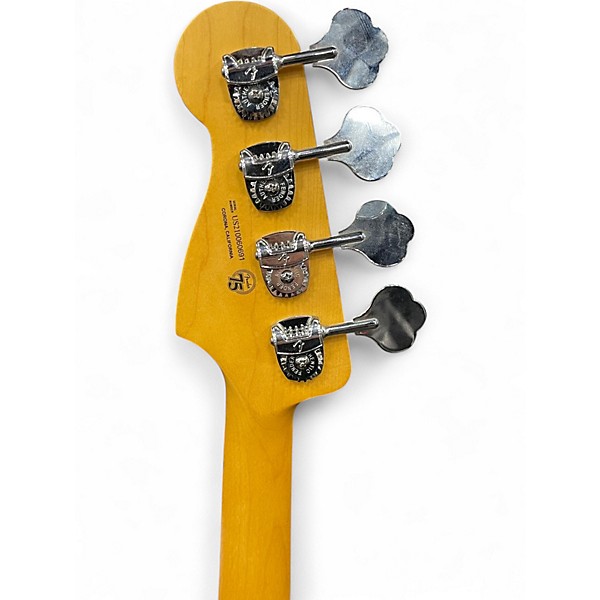 Used Fender American Ultra Precision Bass ARCTIC PEARL Electric Bass Guitar