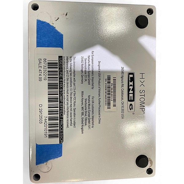 Used Line 6 HX Stomp Effect Processor