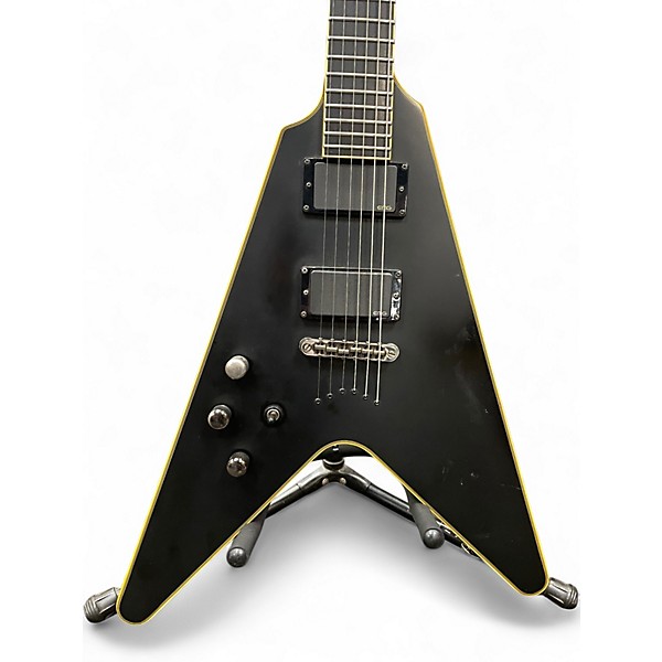 Used Schecter Guitar Research Blackjack ATX Flat Black Solid Body Electric Guitar