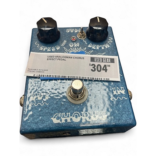 Used Analogman Chorus Effect Pedal