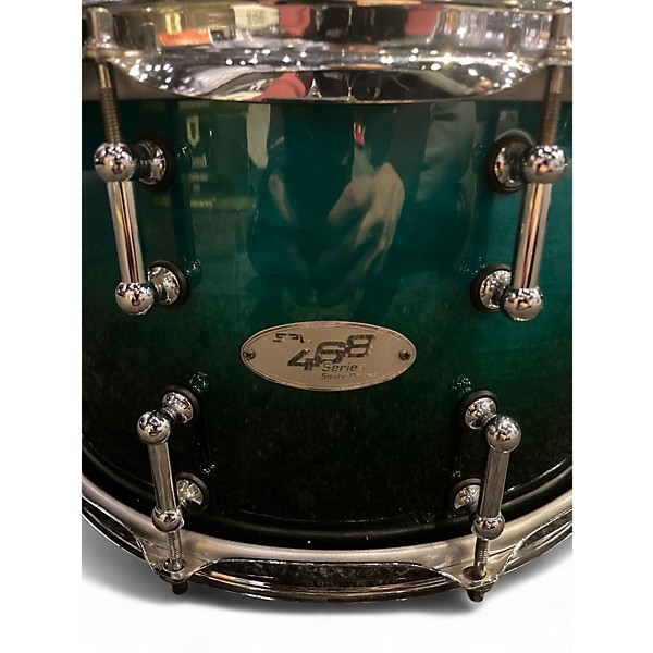 Used SPL 14in 468 SERIES SNARE TEAL Drum