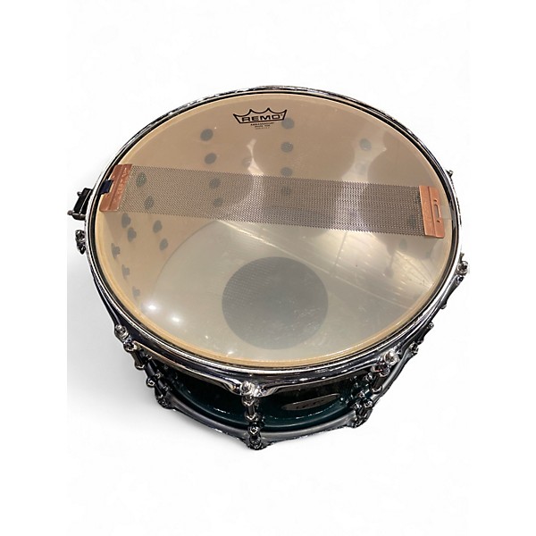 Used SPL 14in 468 SERIES SNARE TEAL Drum