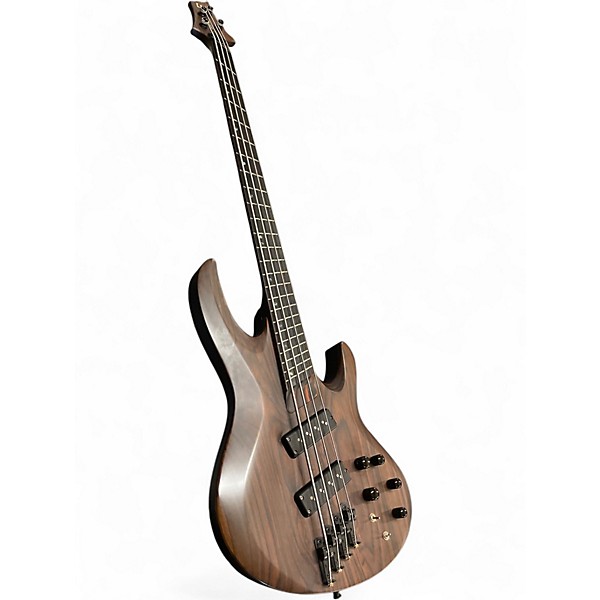 Used ESP LTD B100 4MS Trans Brown Electric Bass Guitar