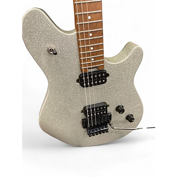 Used EVH Wolfgang Standard Silver Sparkle Solid Body Electric Guitar