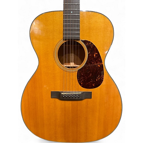 Used 2014 Martin 00018 RETRO AURA AGED NATURAL Acoustic Electric Guitar