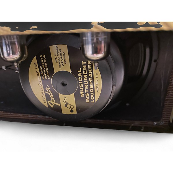 Used Fender Blues Deluxe reissue tweed 40 watt no footswitch / light blb Tube Guitar Combo Amp