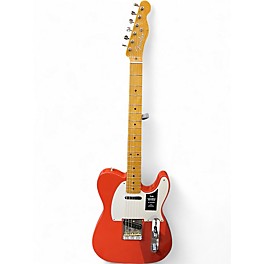 Used 2021 Fender Vintera 50s Telecaster Fiesta Red Solid Body Electric Guitar