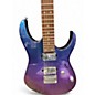 Used Ibanez GIO GRG121SP  Blue Metal Chameleon Solid Body Electric Guitar
