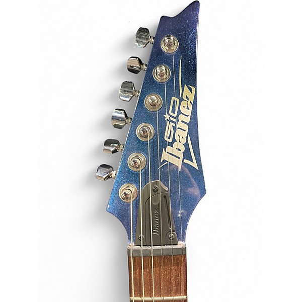 Used Ibanez GIO GRG121SP  Blue Metal Chameleon Solid Body Electric Guitar