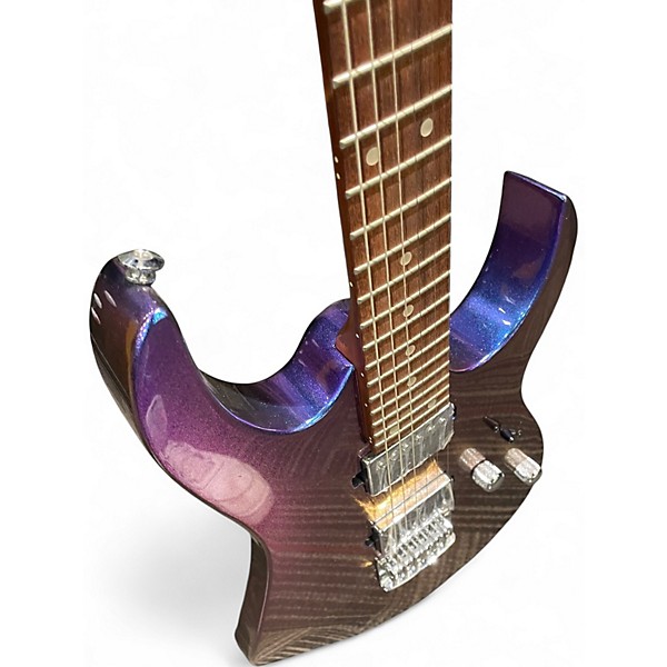 Used Ibanez GIO GRG121SP  Blue Metal Chameleon Solid Body Electric Guitar