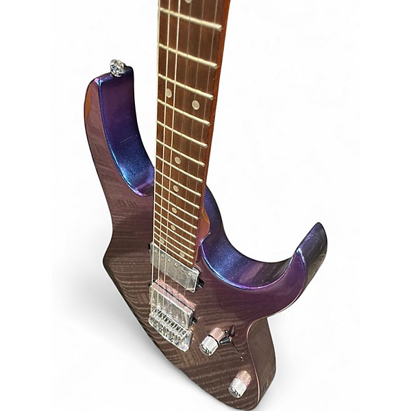 Used Ibanez GIO GRG121SP  Blue Metal Chameleon Solid Body Electric Guitar
