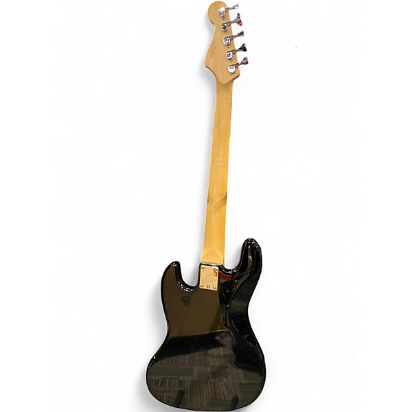 Used Squier J Bass Black Electric Bass Guitar
