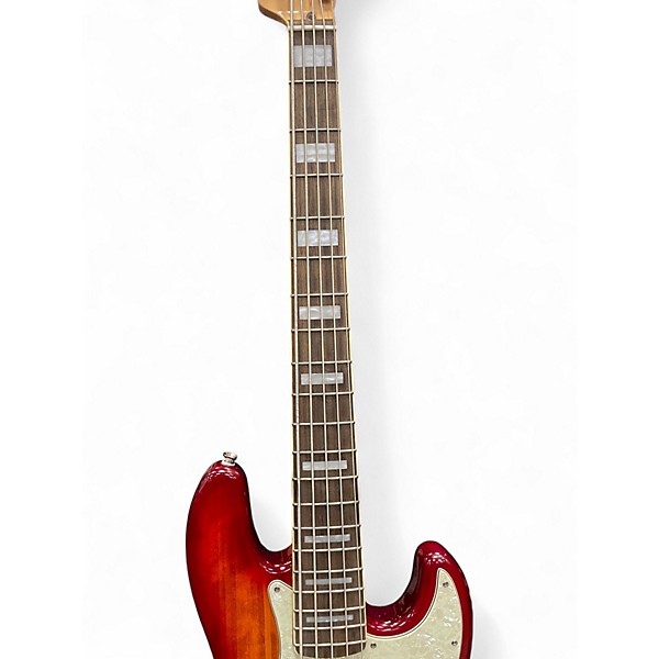 Used Squier Classic Vibe Active '70s Jazz Bass® V 2 Color Sunburst Electric Bass Guitar