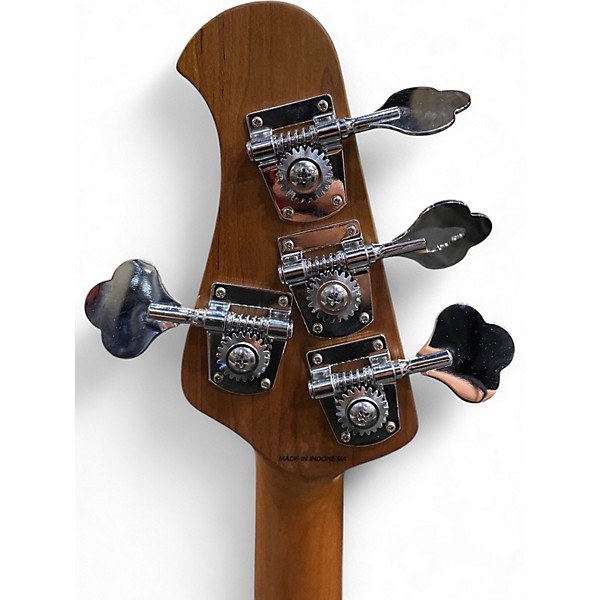 Used Sterling by Music Man Ray34  Seafoam Sparkle Electric Bass Guitar