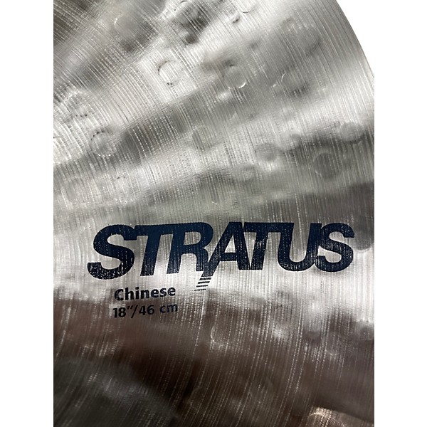 Used Sabian 18in Stratus Chinese Cymbal