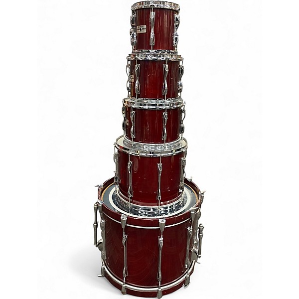Used Yamaha 5 Piece Recording Custom Cherry Wood Drum Kit