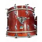 Vintage 1970s Ludwig 3 Piece 3 Piece Red Mahogany Drum Kit