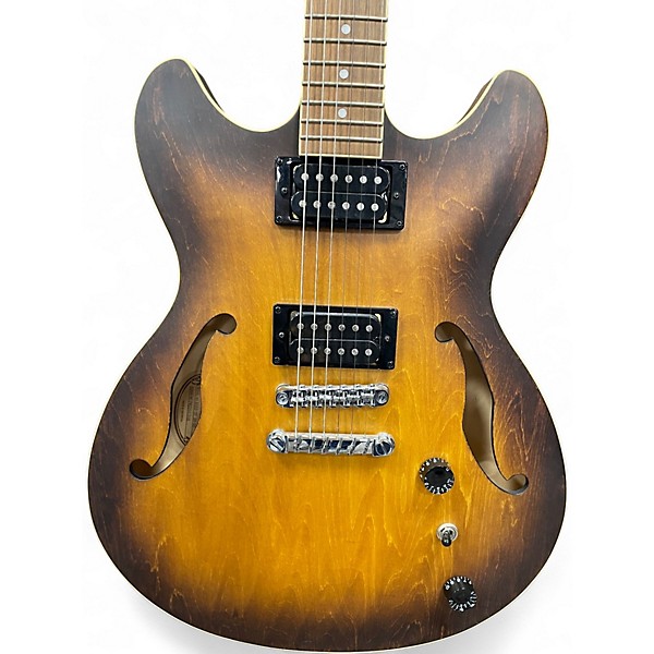 Used Ibanez Artcore AS53 Flat Tobacco Hollow Body Electric Guitar