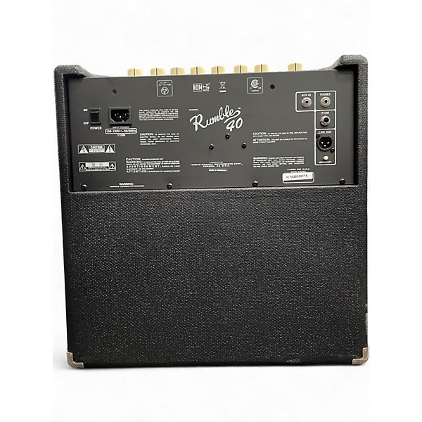 Used Fender Rumble 40 V3 Bass Combo Amp