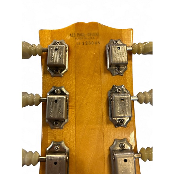 Used Gibson 1976 Les Paul Deluxe Gold Top Gold Top Solid Body Electric Guitar