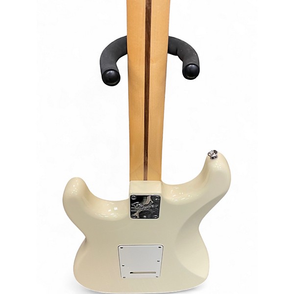 Used 2012 Fender American Standard Stratocaster OLYMPIC WHITE Solid Body Electric Guitar