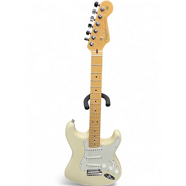 Used 2012 Fender American Standard Stratocaster OLYMPIC WHITE Solid Body Electric Guitar