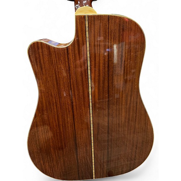 Used Takamine FD360SC Natural Acoustic Electric Guitar