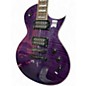 Used 2020 ESP LTD EC1000 Deluxe Trans Purple Solid Body Electric Guitar thumbnail