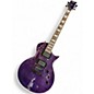 Used 2020 ESP LTD EC1000 Deluxe Trans Purple Solid Body Electric Guitar