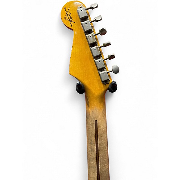 Used 2014 Fender 1956 Heavy Relic Stratocaster Black Solid Body Electric Guitar