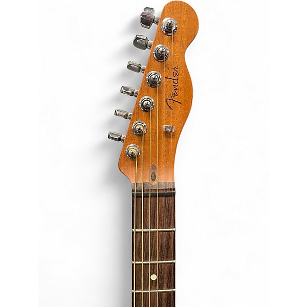 Used Fender Acoustasonic Player Telecaster white Acoustic Electric Guitar